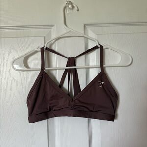 Gymshark Brown Racerback Sports Bra